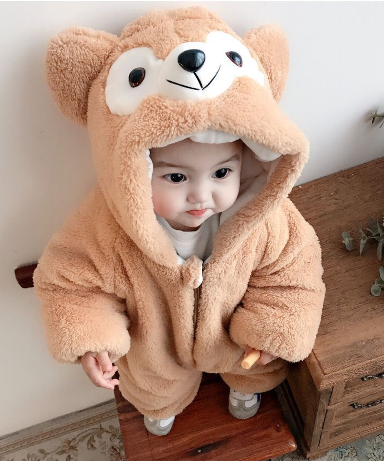 Teddy bear top with hoodie