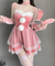 Sassy Bunny Mini Dress with Choker