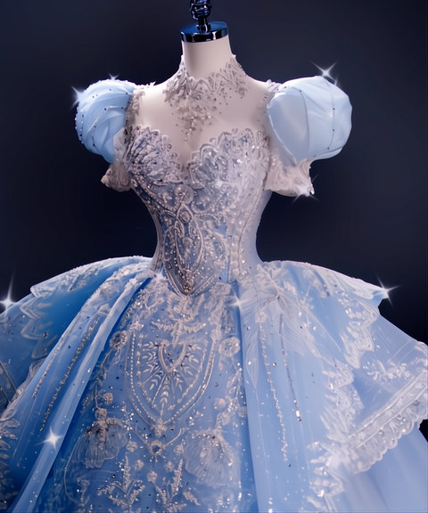 Cinderella Princess Wedding Formal Gown