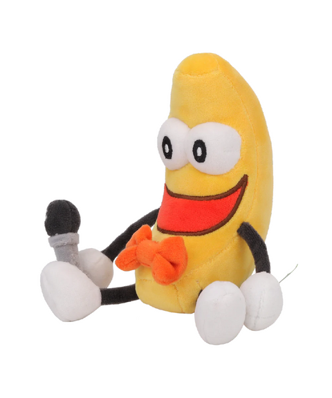 The Dancing Banana Plush with Karaoke Microphone