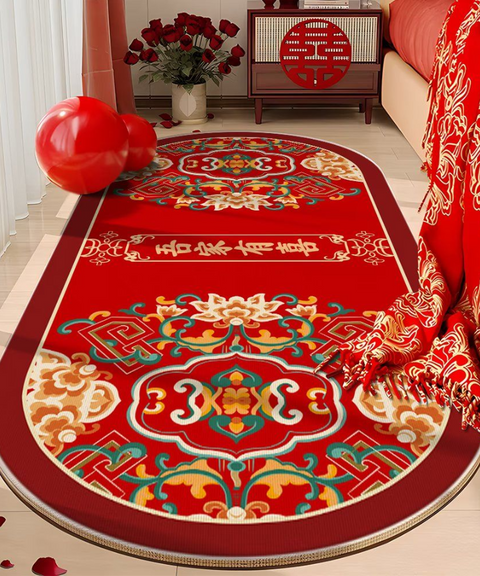 Traditional Happy Wedding Rug