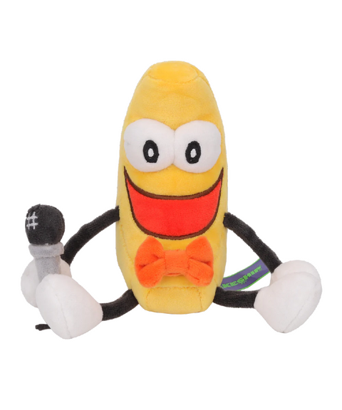 The Dancing Banana Plush with Karaoke Microphone