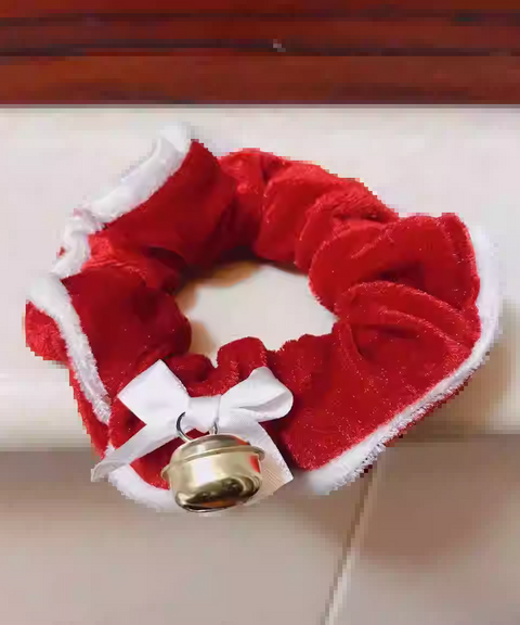 Christmas Jingle Bells Scrunchies