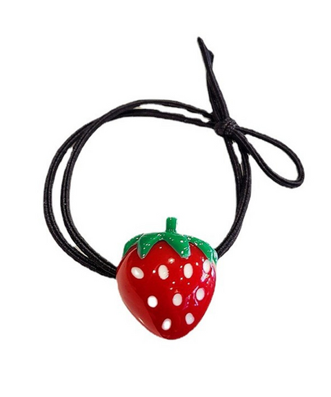Strawberry Charm Hair Tie