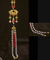 Longevity Golden Pendant Necklace with Tassel