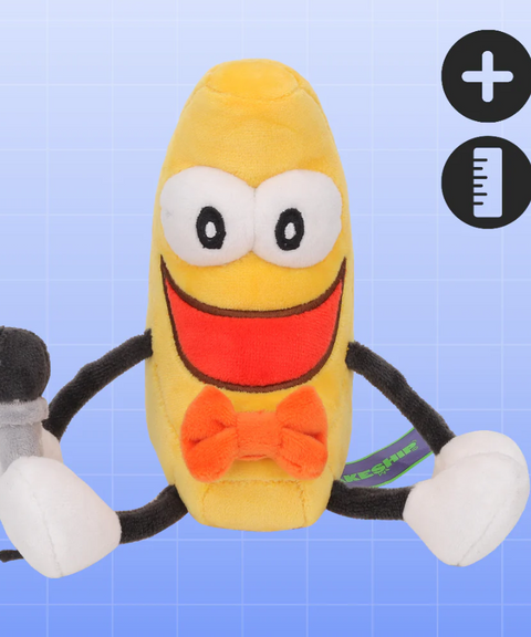 The Dancing Banana Plush with Karaoke Microphone