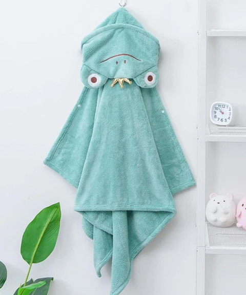 Animal Hooded Plush Towel