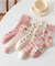 Sweet Pastel Blush Cotton Anklet Socks