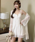 Babydoll Lace Nightgown with Sheer Robe