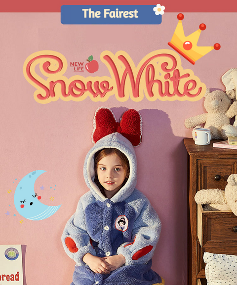 Snow White Plush Kids Pajama