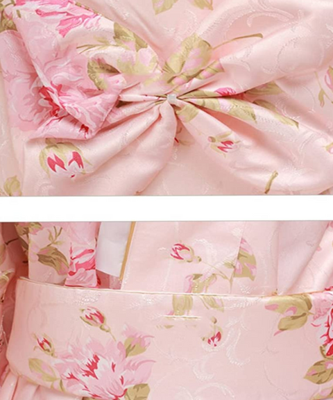 Peony Japanese Brocade Yukata