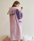 Purple Daisy Plush Sleep Robe