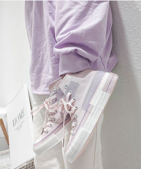 Purple Rain High-top Sneakers