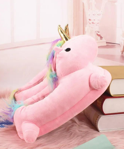 Unicorn Plush Slippers