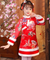 New Year Kids' Brocade Winter Qipao Dress