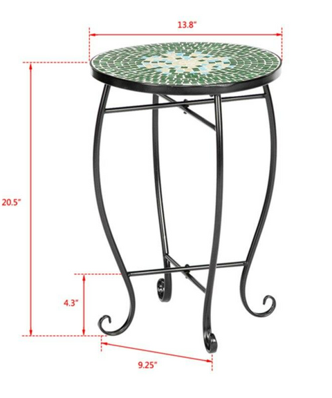 Mosaic Accent Bistro Table