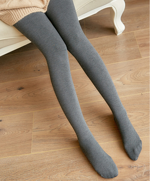 Fleece-Lined Stirrup Tights