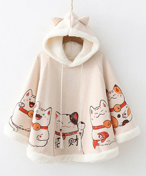 Lucky Cat Poncho