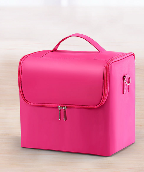 Solid Color Professional Cosmetic Bags
