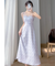 Misty Grace Floral Midi Dress & Cardigan Set