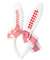 Bunny Plush Lace Headband with Bow