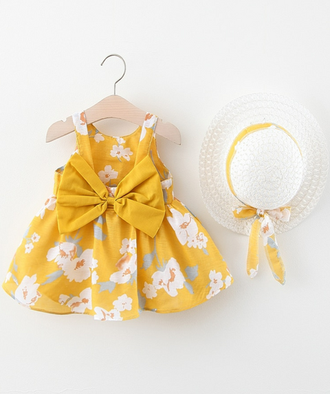 Little Chrysanthemum Printed Dress