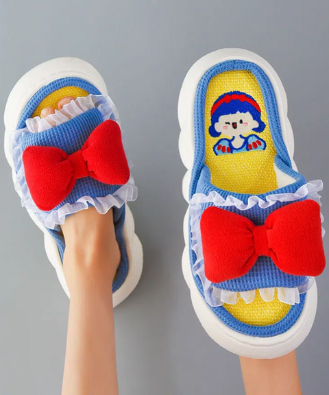 Snow White Bowtie Slippers