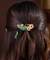 Oriental Jade Earrings & Hairclip Set