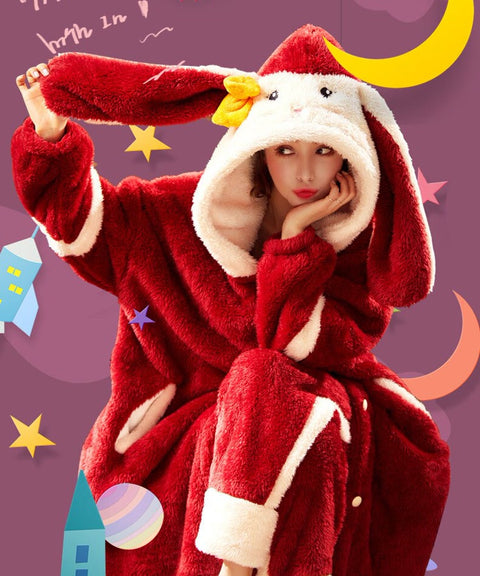 Easter Bunny Plush Pajama Set