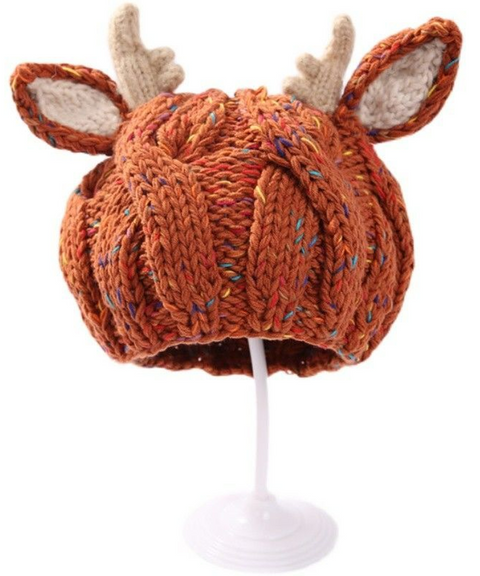 Little Deer Crochet Hat - Kids & Adults Size