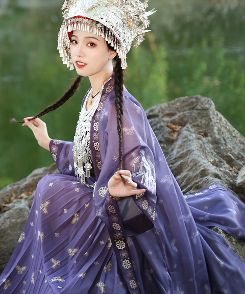 Butterfly Miao Dancing Outfit Set