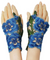 Rose Embroidered Fingerless Gloves