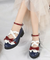 Simier Bow Mary Janes Shoes