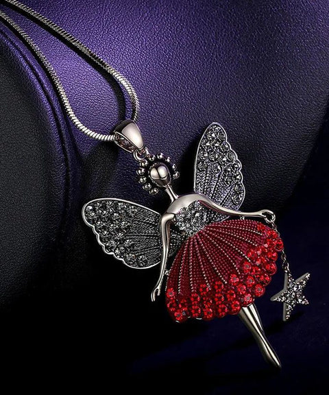 Butterfly Fairy Pendant Necklace