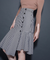 Checkered Fishtail Skirt