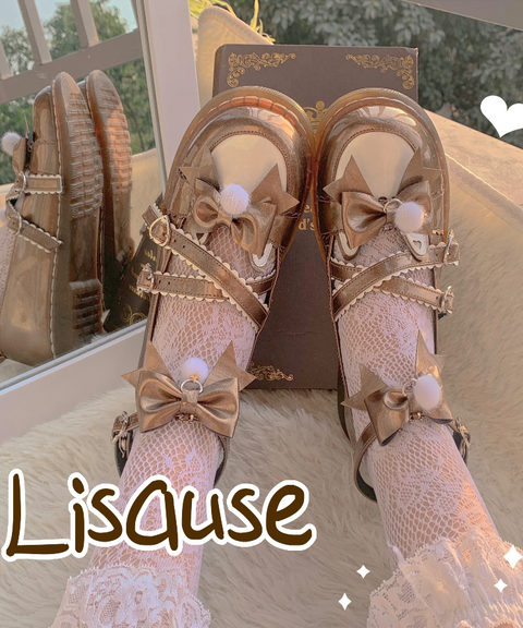 Lilause Cat Ear Lolita Mary Janes Shoes