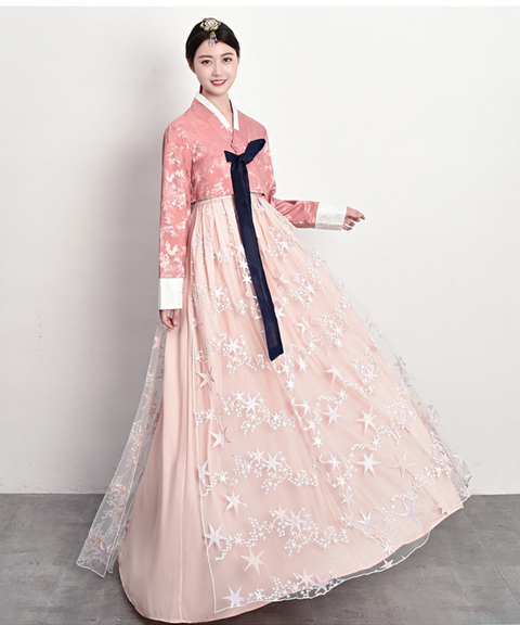 Moon & Stars Hanbok Traditional Korean Dress