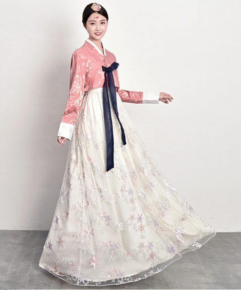 Moon & Stars Hanbok Traditional Korean Dress