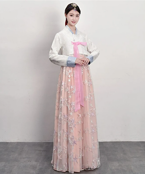 Moon & Stars Hanbok Traditional Korean Dress