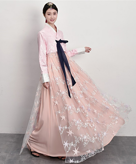 Moon & Stars Hanbok Traditional Korean Dress