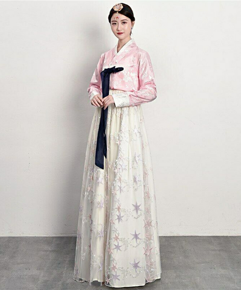 Moon & Stars Hanbok Traditional Korean Dress