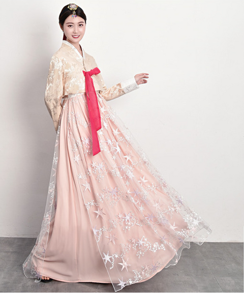 Moon & Stars Hanbok Traditional Korean Dress