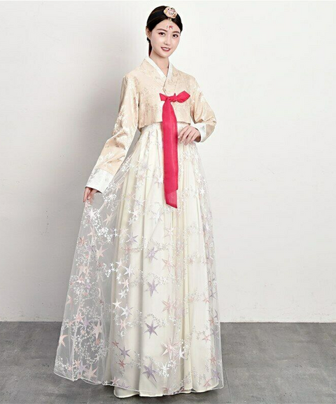 Moon & Stars Hanbok Traditional Korean Dress