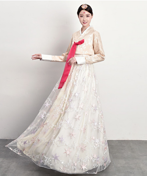 Moon & Stars Hanbok Traditional Korean Dress