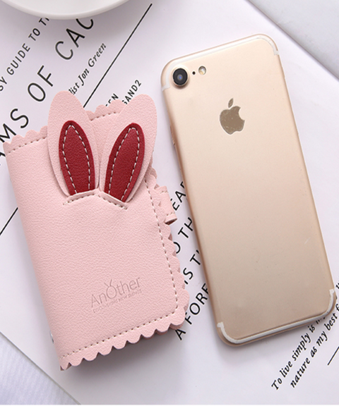 Bunny Leather Card Holders