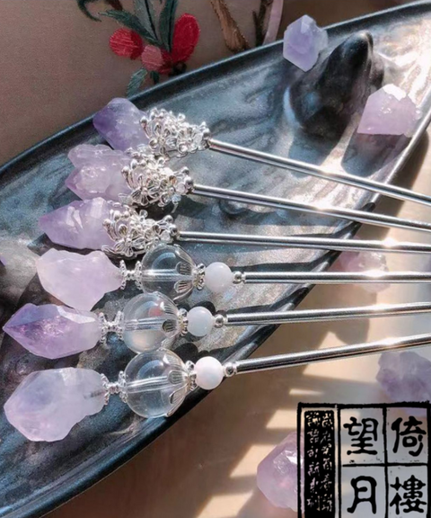 Amethyst Hairpin