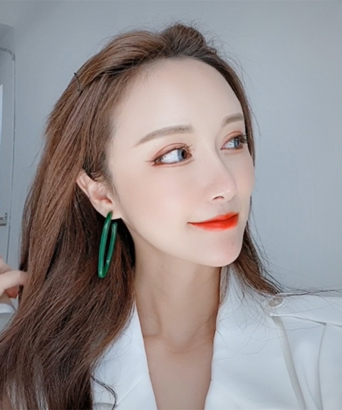 Acetate Resin Earrings