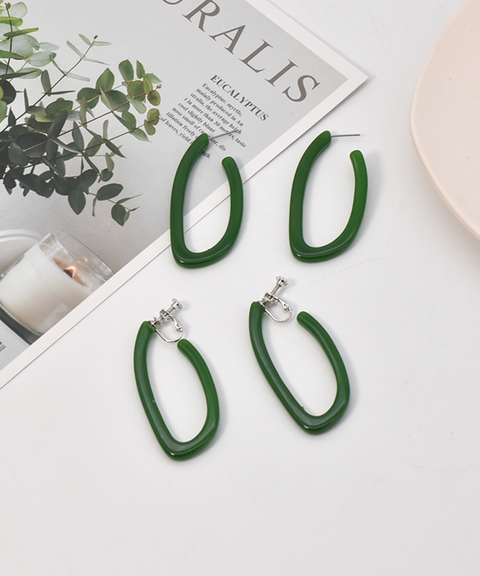 Acetate Resin Earrings
