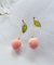 Peach Charm  Earrings