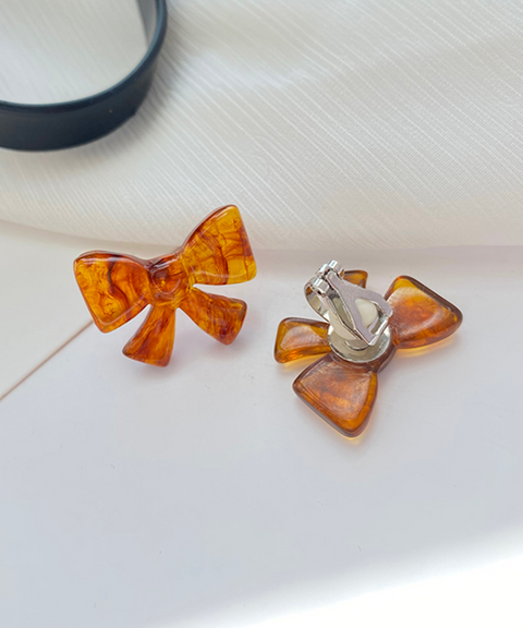 Accent Bow Earrings